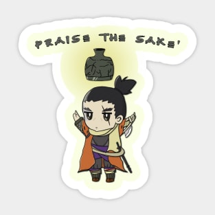 Sekiro shadows die twice Praise the Sakè Sticker